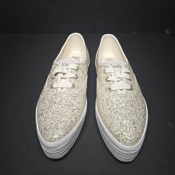 Keds Sparkling Cream Women's Sneakers - Picture 7 of 8